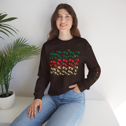 Christmas Candy Snowflakes Sweatshirt