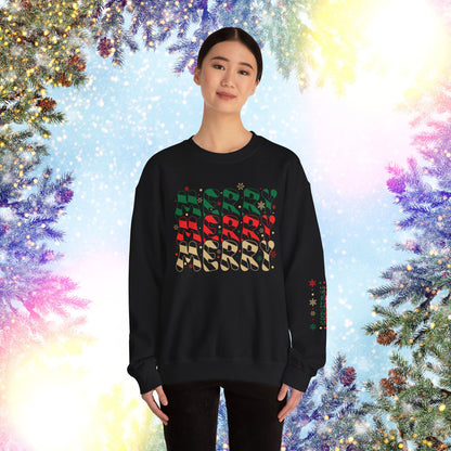 Christmas Candy Snowflakes Sweatshirt