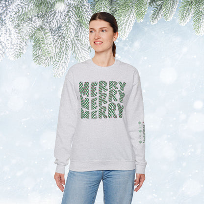 Christmas Green Plaid Sweatshirt