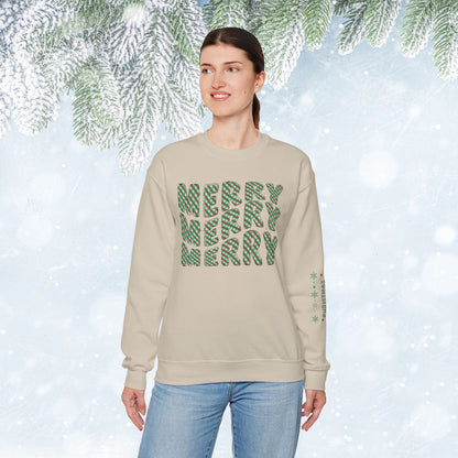 Christmas Green Plaid Sweatshirt