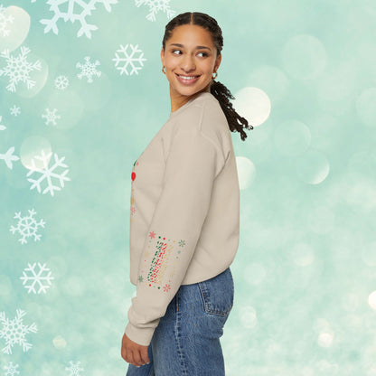 Christmas Candy Snowflakes Sweatshirt