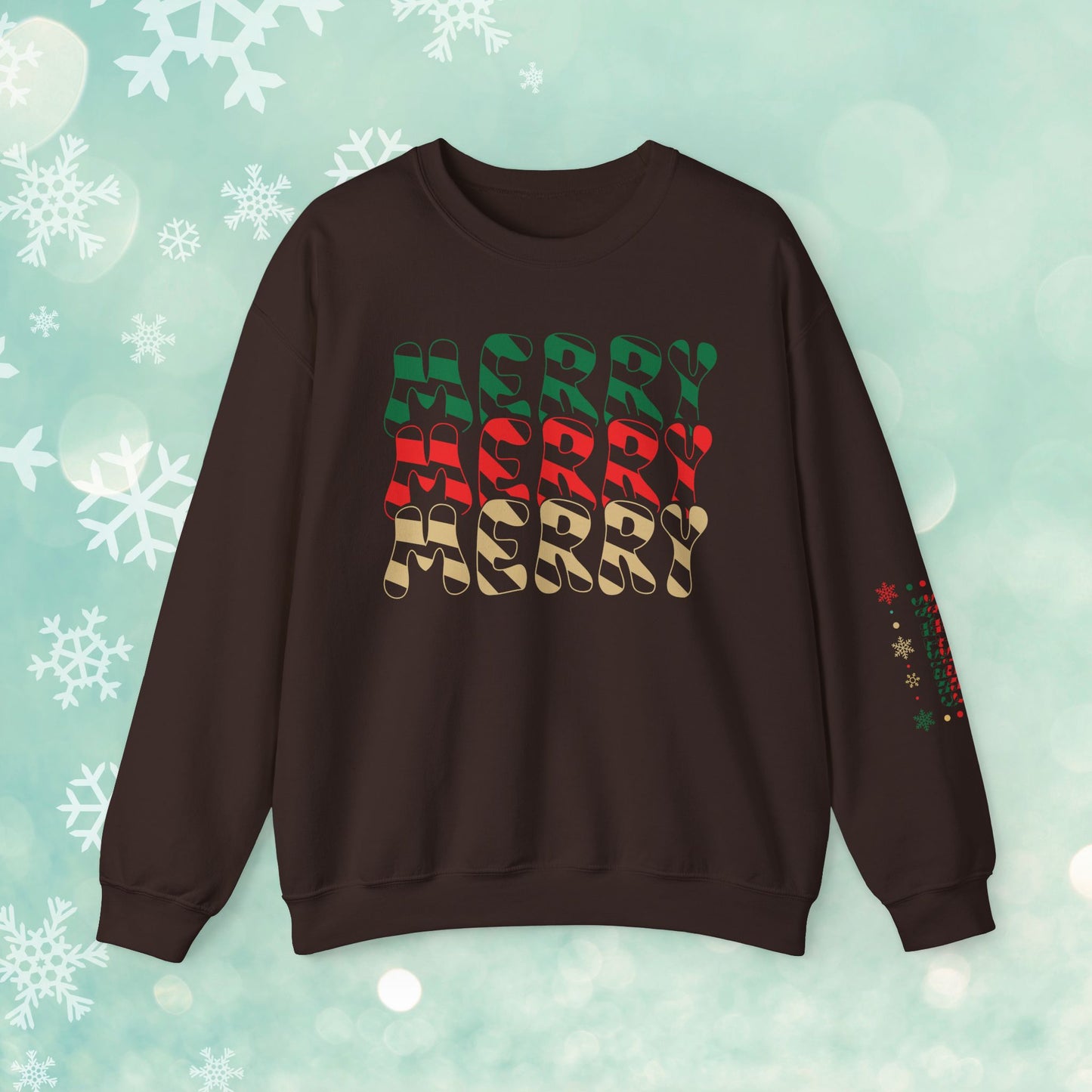 Merry Christmas Candy Cane Unisex Sweatshirt