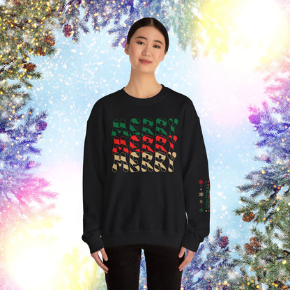 Merry Christmas Candy Cane Unisex Sweatshirt