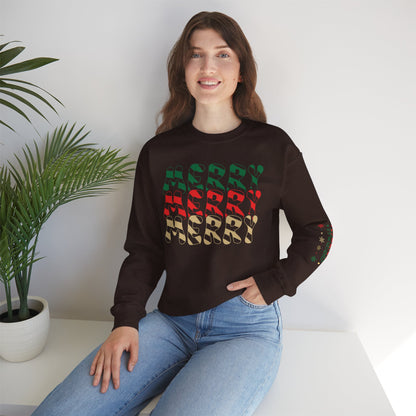 Merry Christmas Candy Cane Unisex Sweatshirt