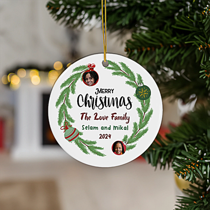 Personalize Christmas Ornament