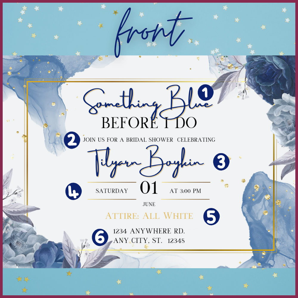 Customizable Invitation Template Two