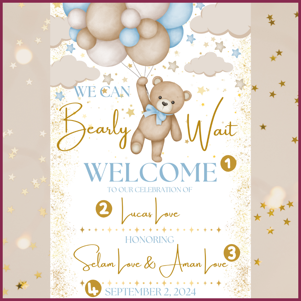 Customizable Welcome Sign Template One