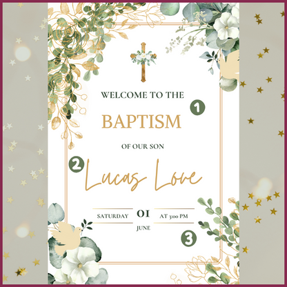 Customizable Welcome Sign Template Two